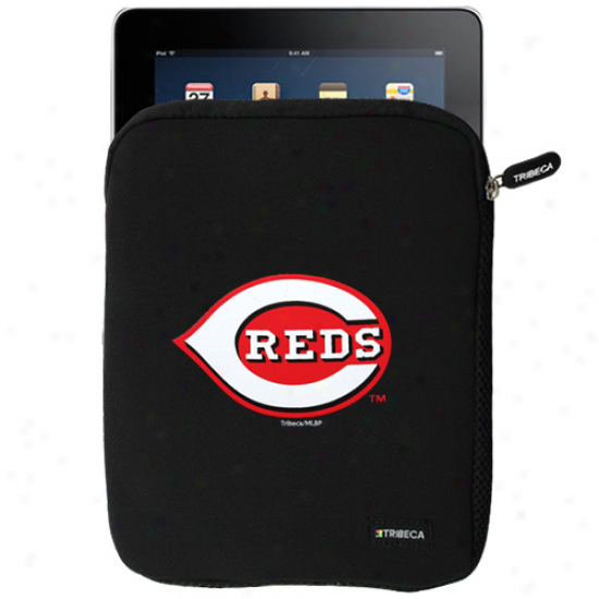 Cincinnati Reds Apple Ipad Leash Sleeve - Black