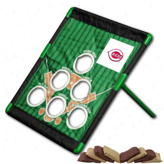 Cincinnati Reds Baseball Bean Sack Toss Game