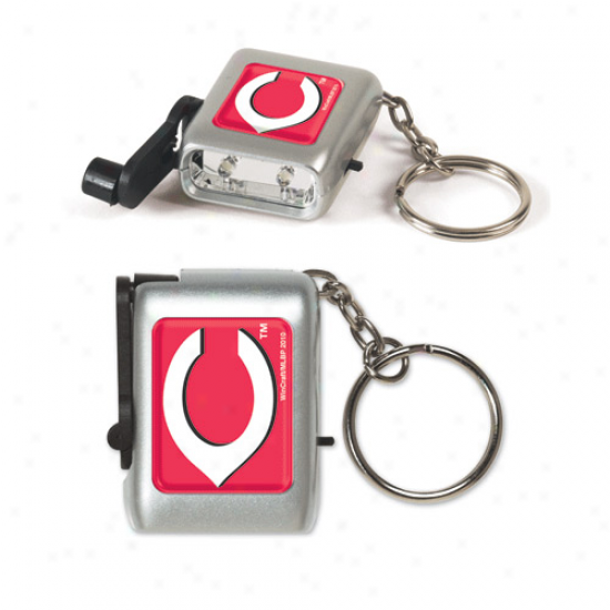 Cincinnati Reds Led Eco Light Keychain