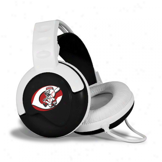 Cincinnati Reds White-black Use a ~ upon Jams Over-ear Headphones