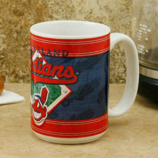 Cleveland Indians 15oz. Sublimated Logo Mug