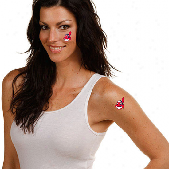 Cleveland Indians 4-pack Temporary Tattoos