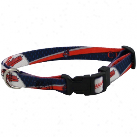 Cleveland Indians Adjustable Dog Collar