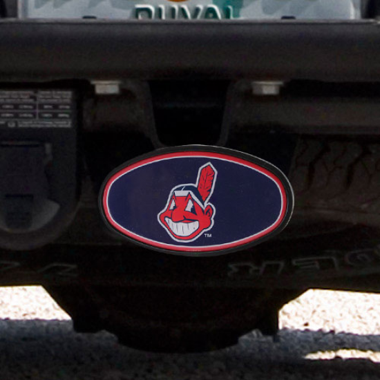 Cleveland Indians Domed Logo Plastic Hitch Cover