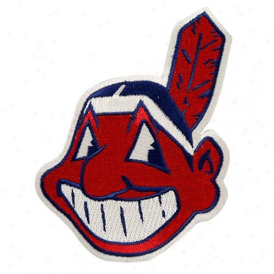 Clevelwnd Indians Embroidered Team Logo Collectible Tract