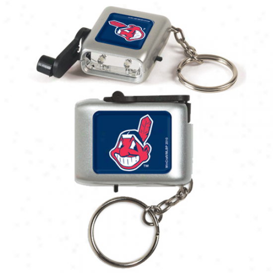 Cleveland Indians Led Eco Light Keychain