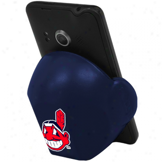 Cleveland Indians Navy Blue Podsta Smartphone Stand