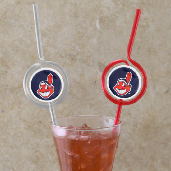 Cleveland Indians Team Sips Straws