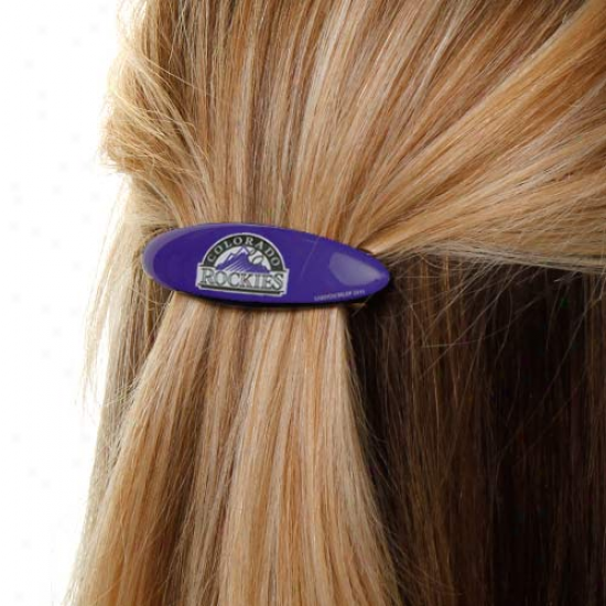 Colorado Rockies 2-pack Small Barrettes