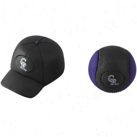 Colorado Rockies Separating Ball & Cap Erasers