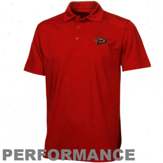 Cutter & Buck Arizona Diamondbacks Red Genre Performance Polo