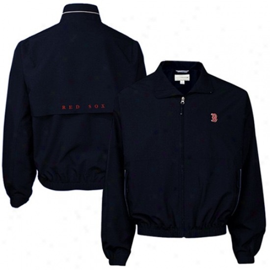 Cutter & Buck Boston Red Sox Navy Livid Bainbridge Jacket