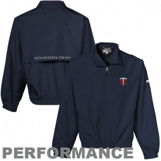 Cutter & Buck Minnesota Twins Navy Blue Bainbridge Jacket