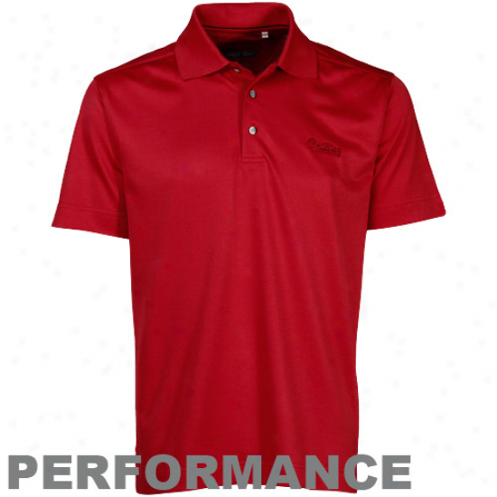 Cutter & Buck Philadelphiw Philliies Red Nano Luxe Carter Performance Polo