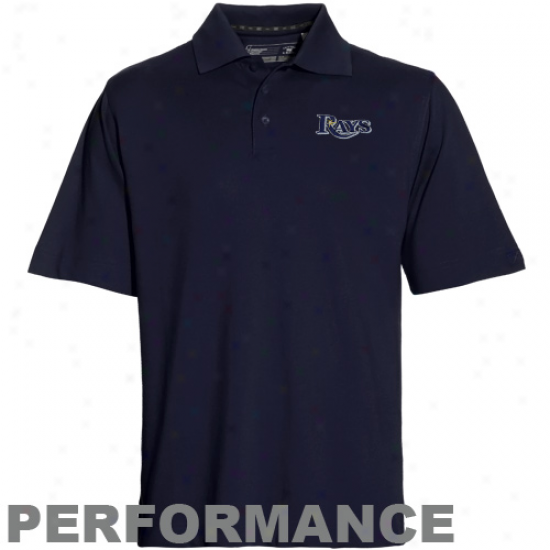 Cutter & Buck Tampa Bay Rah Navy Blue Championship Performance Polo