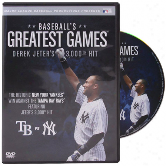 Derek Jeter New York Yankees 3,000th Hit Dvd