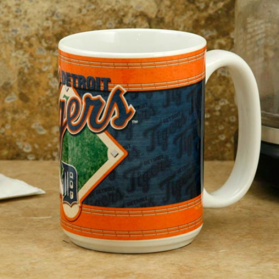 Detroit Tigers 15oz. Sublimated Logo Mug