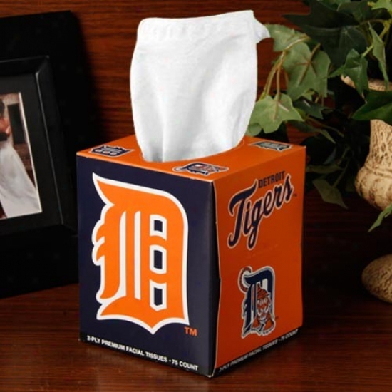 Detroit Tigers Box Of Sports Tissues