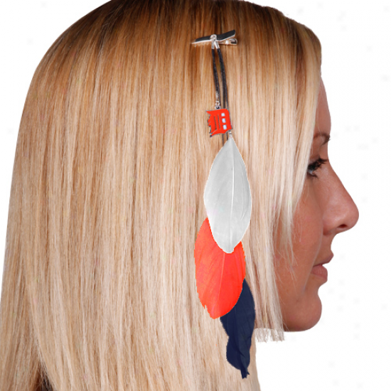 Detroit Tigers Feather Hair Clip