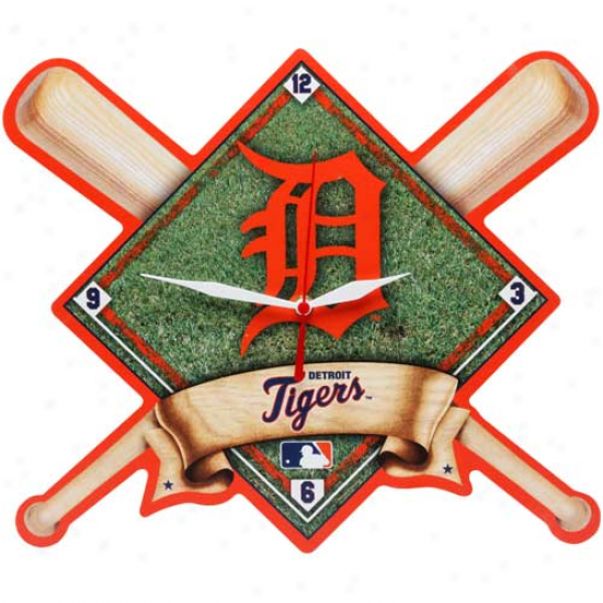 Detroit Tigers Hi-def Wall Clock