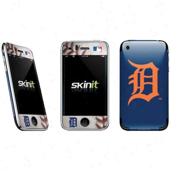 Detroit Tigers Navy Blue Iphone Flay Decal