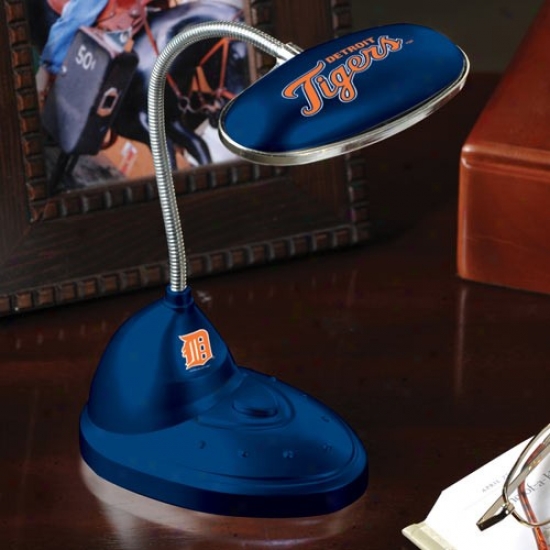 Detroit Tigers Navy Blue Led Desk Lamp