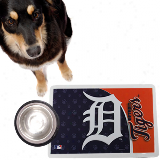 Detroit Tigers Navy Blue Pet Mat