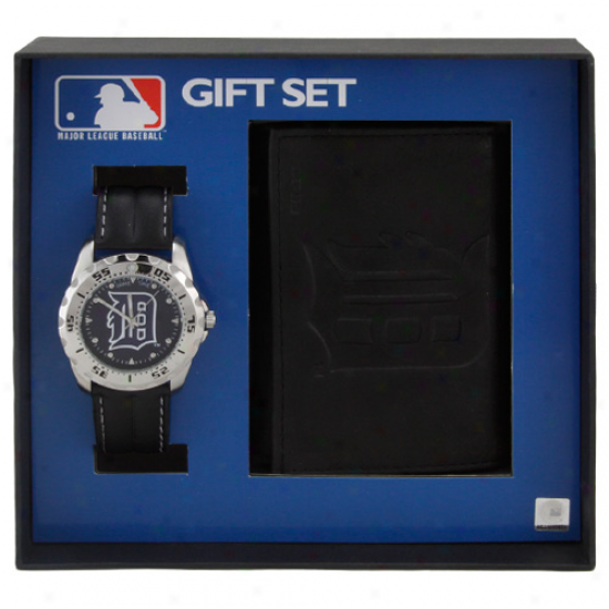 Detroit Tigers Watch & Wallet Gift Set