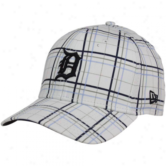 Detroit Tigers Pure Summer Plaid 39thirty Flex Fit Cardinal's office