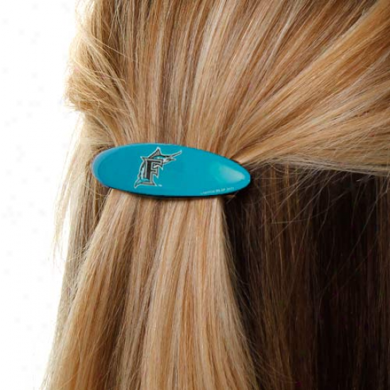 Florida Marlins 2-pack Small Barrettes