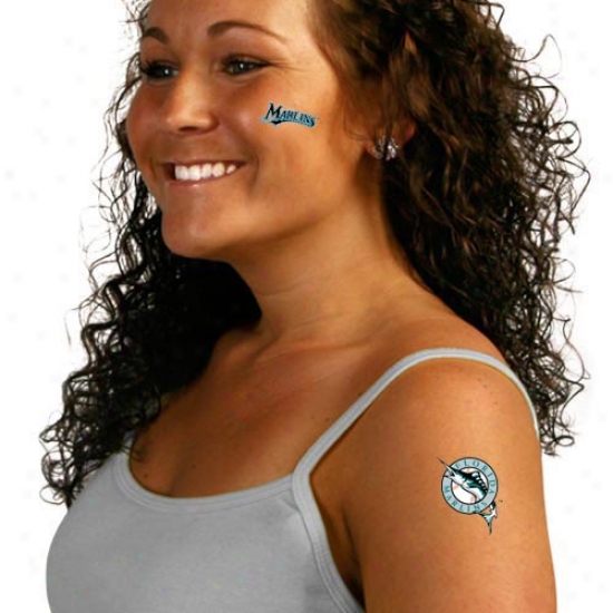 Florida Mzrlins 8-pack Waterless Temporary Tattoos