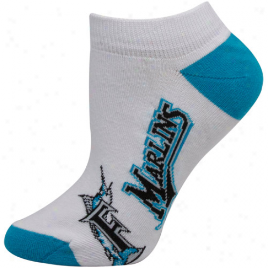 Florida Mzrlinq Ladies White Arched Team Name Ankle Socks