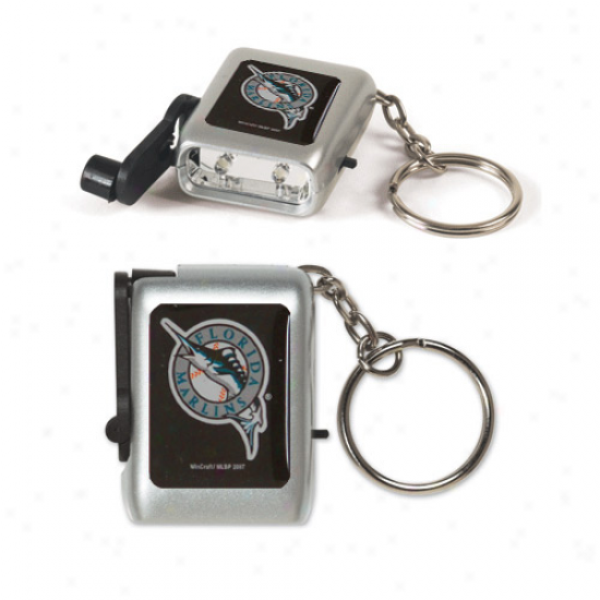 Florida Marlins Led Eco Light Keychain