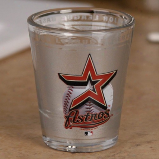 Houton Astros 2 Oz. Enhanced High Definition Shot Glass