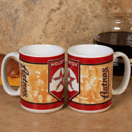 Houston Astros 2-pack 15oz. Nostalgic Ceramic Mug Set