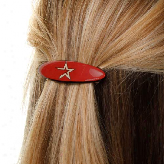 Houston Astroos 2-pack Small Barrettes