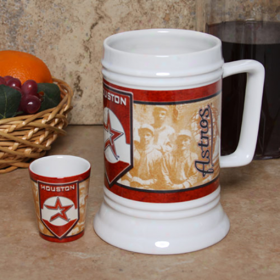 Houston Astros 20oz. Stein & 2oz. Shot Glass Decline