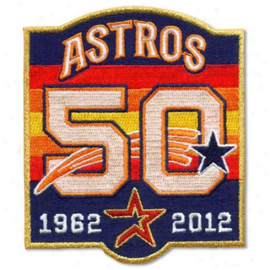 Houston Astros 50th AnniversaryC ollectible Patch