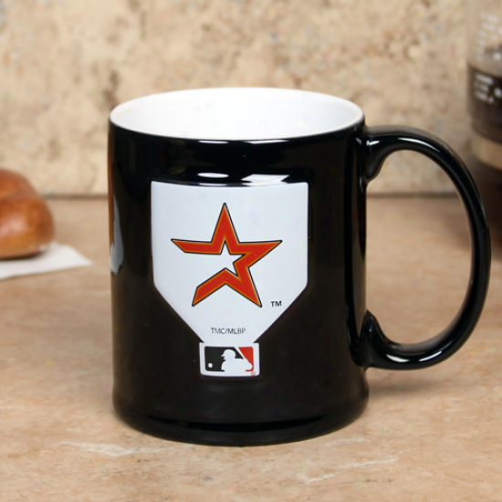 Houston Astros Black 11oz. Ceramic Sculpted Mug