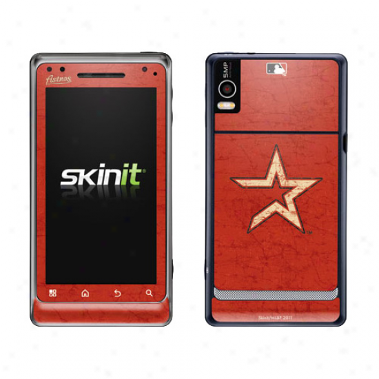 Houston Astros Brcik Red Droid 2 Distressed Skin