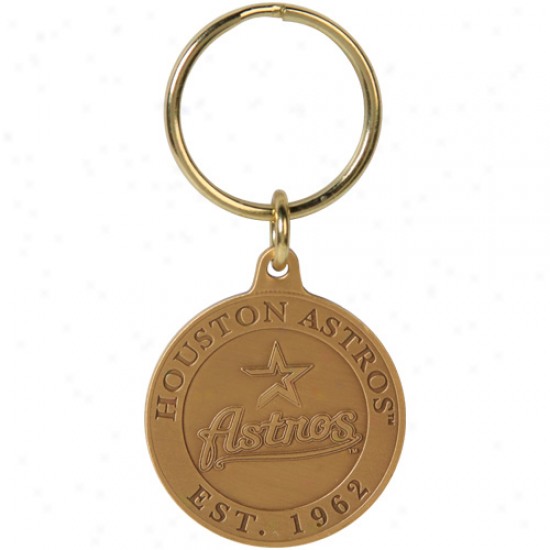 Houston Astros Minute Maid Park Bronze Coin Keychain