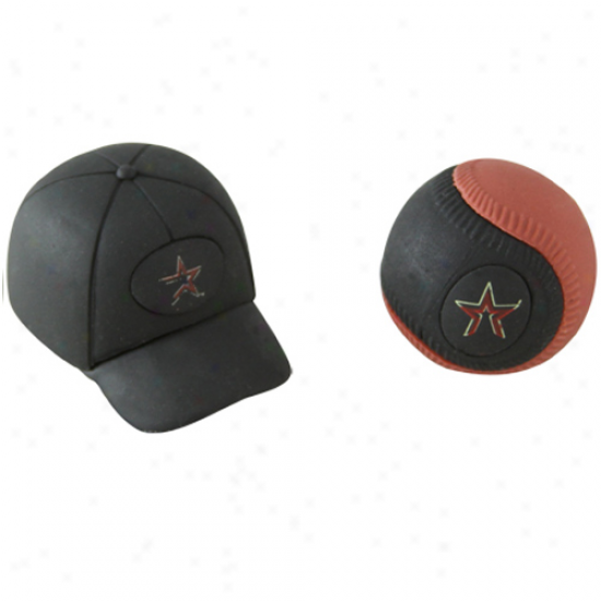 Houston Astros Separaying Ball & Cap Erasers