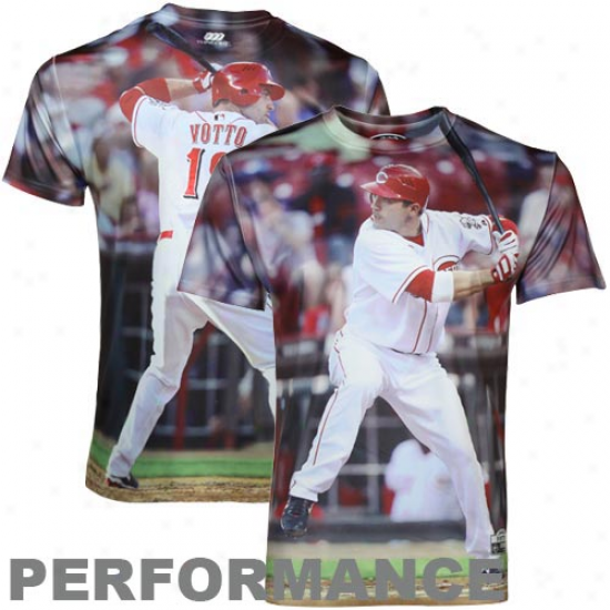 Joey Votto Cincinnati Reds Total Three60 Performance P5emiim T-shirt