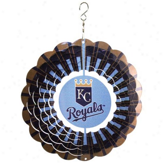 Kansas Ciy Royals 10'' Team Logo Designer Wind Spinner