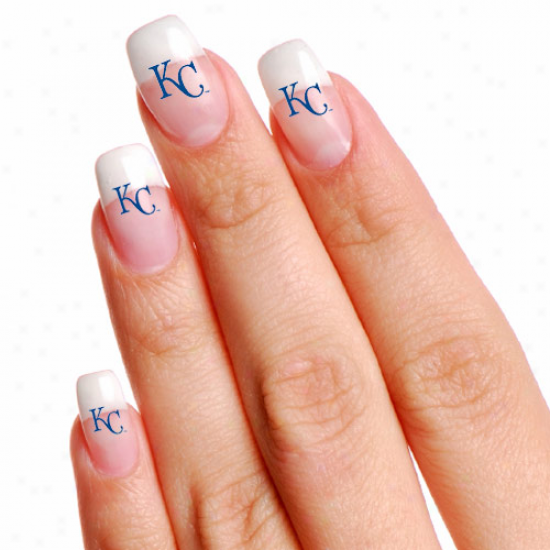 Kansas City Royals 4-pack Temporary Nail Tattoos