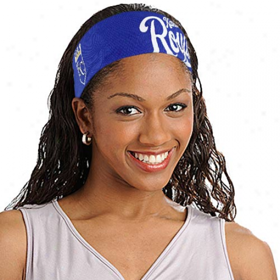 Kansas City Royals Ladies Royal Blue Fanband Jersey Headband