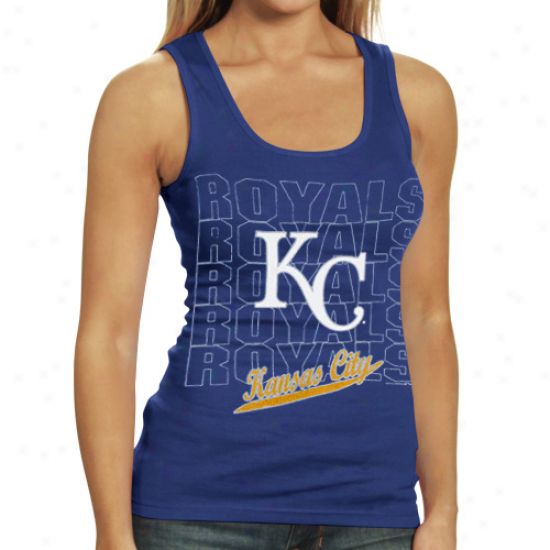 Kansas City Royals Ladies Royal Blue Repeater Cistern Top