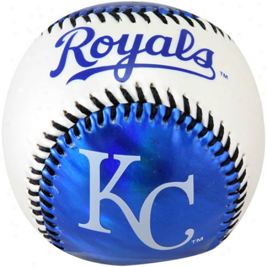 Kansas City Royals Metallic Gentle Strike Baseball