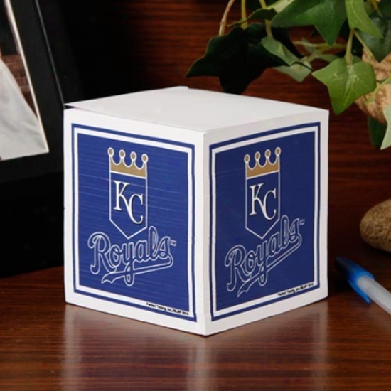 Kansas Cify Royals Note Cube