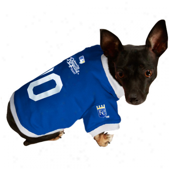 Kansas City Royals Royal Blue Mesh Pet Jersey